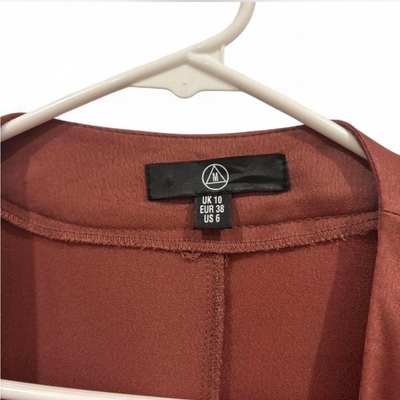 Missguided Dusty Rose Bohemian Robe/Duster. Size 6 - Picture 7 of 7